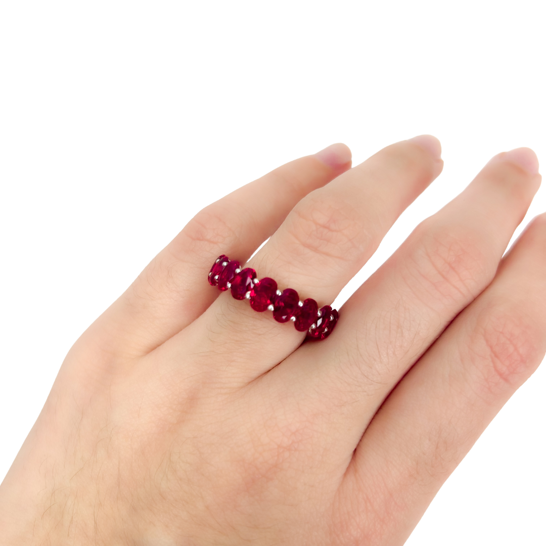 RED STONE RING